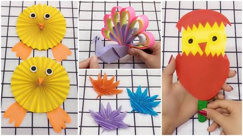 Easy Paper Craft For School Projects Video Tutorial Kids Art And Craft
