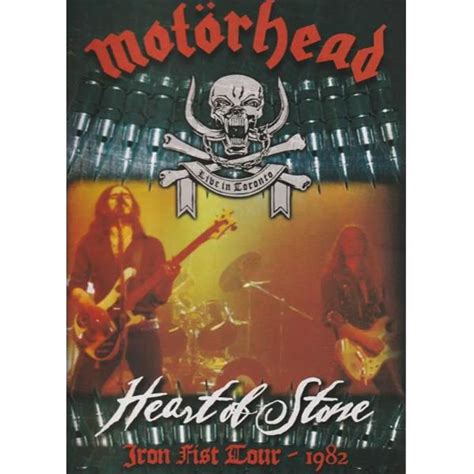 Motorhead Heart Of Stone Iron Fist Tour 1982 Dvd Novo Shopee Brasil