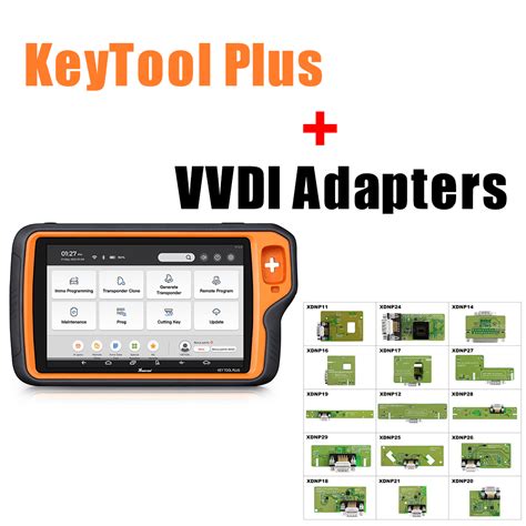 Xhorse Key Tool Plus Pad Plus Xhorse VVDI Adapters & Cables Solder-free ...