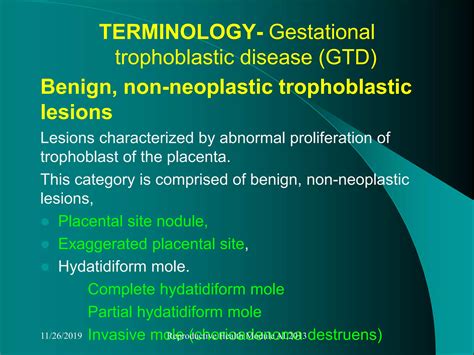 Gestational Trophobalstic Disease Ppt