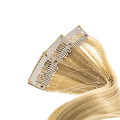 Premium Blonde Double Clip Human Hair Streaks Application Personal At Best Price In Delhi