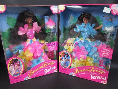 Lot Of 2 Blossom Beauty Teresa And African American Aa Barbie Doll Barbie Dolls Barbie Cute