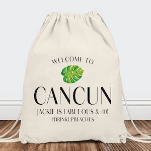 Monstera Welcome Bags Tropical Palm Leaf Wedding Guest Hotel Welcome