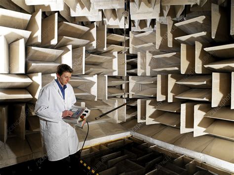 Anechoic chamber - Stock Image - T515/0342 - Science Photo Library