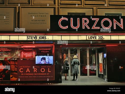 Curzon Soho Cinema Shaftesbury Avenue London Stock Photo Alamy