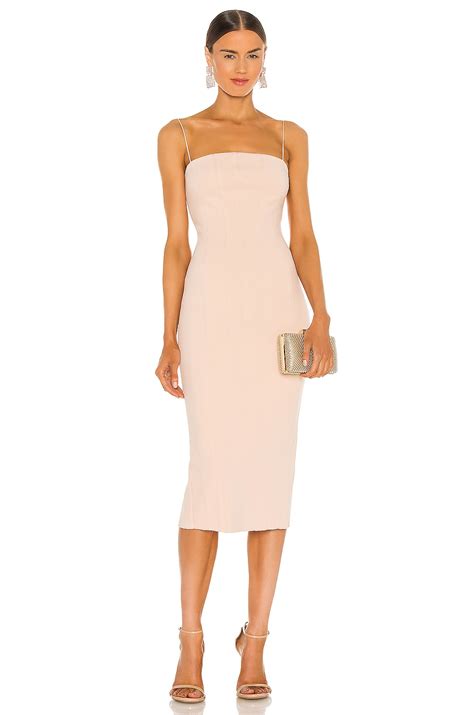 MISHA X REVOLVE Irisa Dress In Nude REVOLVE