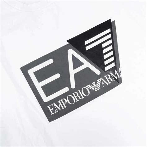 Emporio Armani エンポリオアルマーニ Ea7 メンズクルーネックtシャツ 3dpt62 Pj03z ホワイト