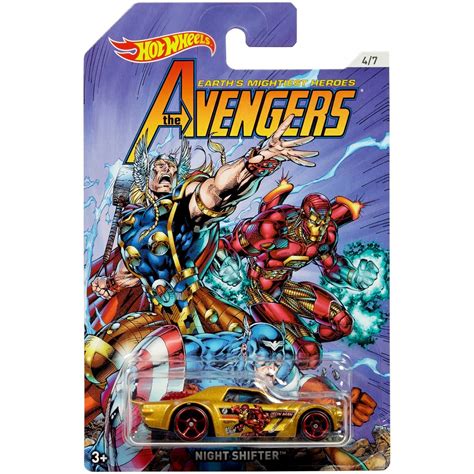 Mattel Hot Wheels Marvel Avengers Vehicles Designs FKD Toys Shop Gr