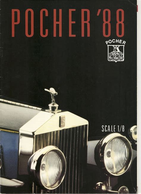 Pocher 1988 Catalog - PocherModels Shop