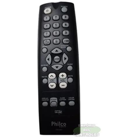 CONTROLE REMOTO TV PHILCO PCR 29EF FM ORIGINAL Empório dos Controles