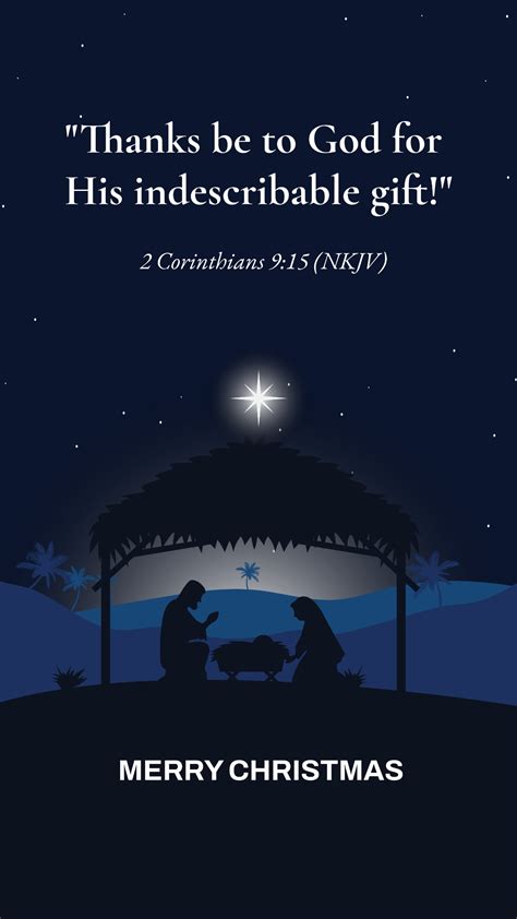Religious Christmas Quote Template