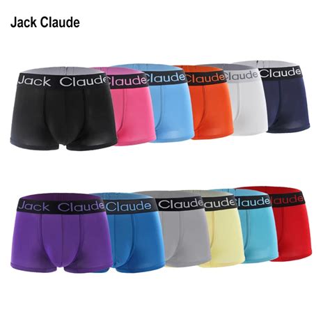 Jackclaude Homens Boxer Cuecas Bokserki Meskie Roupa Interior Sexy Lingerie Ropa Interior Hombre