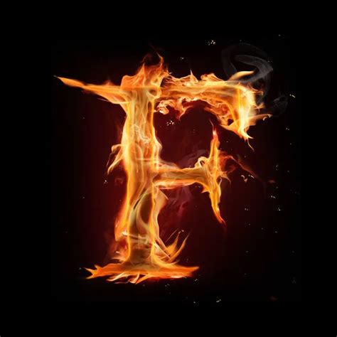 Fire Alphabet — Stock Photo © Kesu01 7200663