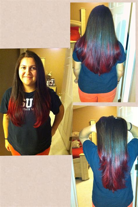 Hair by DADA / red ombre