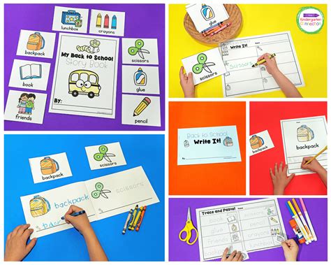 Back To School Writing Activities For Pre K And Kindergarten
