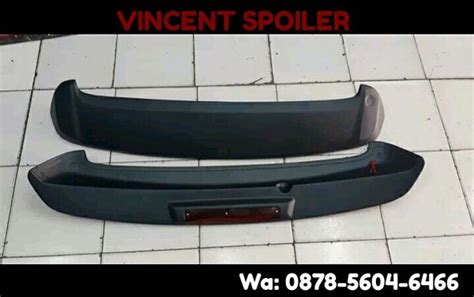 Jual Spoiler Rear Daihatsu Ayla Toyota Agya Pakai Lampu With Lamp