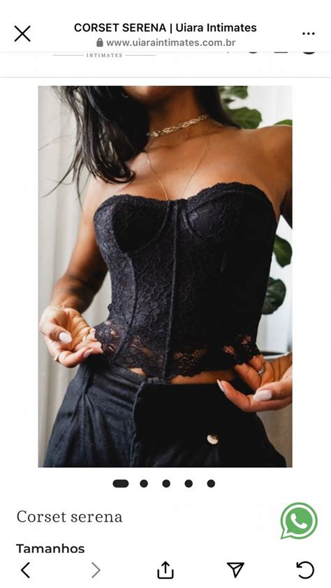 Corset Renda Lingerie Feminina Uiara Intimates Nunca Usado 99879340 Enjoei