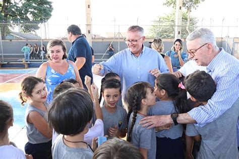 Prefeito Chico Entrega Reforma E Amplia O Da Emef Jonas Corr A De