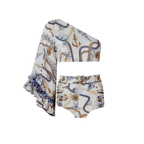 Nur Karaata Women S White Kelly Tropezienne Bikini Set Modesens