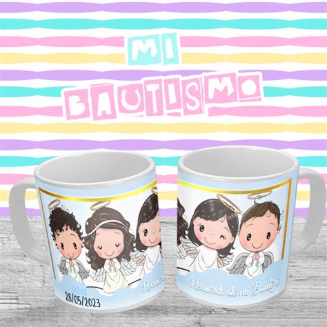 Tazas Bautismo Ii Abigail Imprimibles