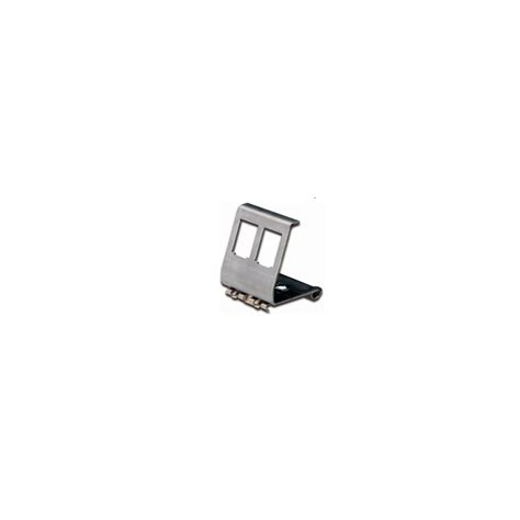 Comprar Adaptador De Carril DIN Metalico Para 2 RJ45 Keystone CTI