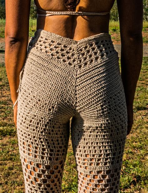 Crochet Pants High-Quality Handmade Clothing | Etsy