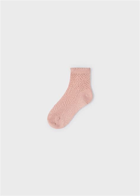 Chaussettes ajourées fille Nude Mayoral