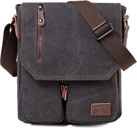 Small Messenger Bag Kasqo 11 Canvas Shoulder Crossbody Travel Vintage Bags For Men Women Men