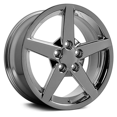 OE Wheels® 4750562 - 5-Spoke Chrome 19x10 Alloy Factory Wheel - Replica