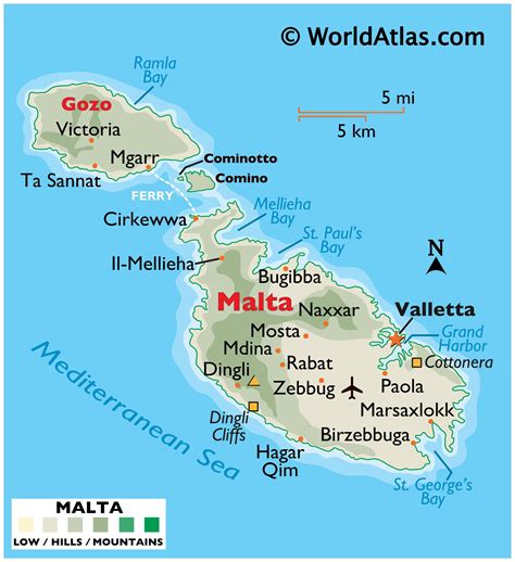 Malta World Map