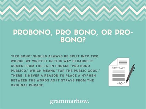 O Que Significa Pro Bono - Probono, Pro bono, or Pro-bono? (Helpful Examples)