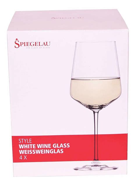 Spiegelau Style White Wine Glasses Set Of 4 MADE IN GERMANY 15 5oz 8