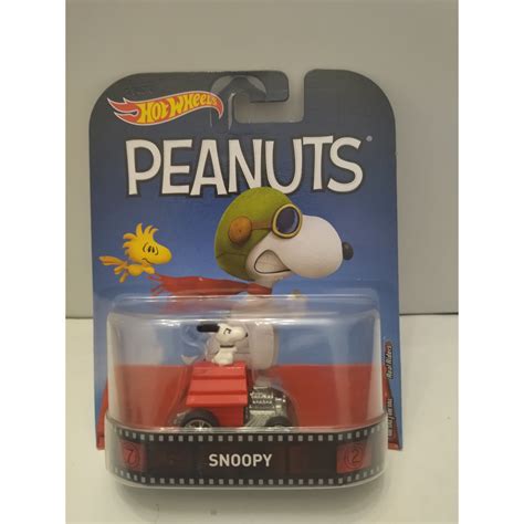 SNOOPY PEANUTS HOT WHEELS PREMIUM BCN STOCK CARS