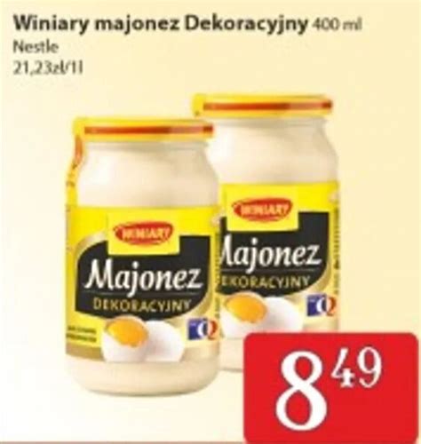 Promocja Nestle Winiary Majonez dekoracyjny 400ml w Społem