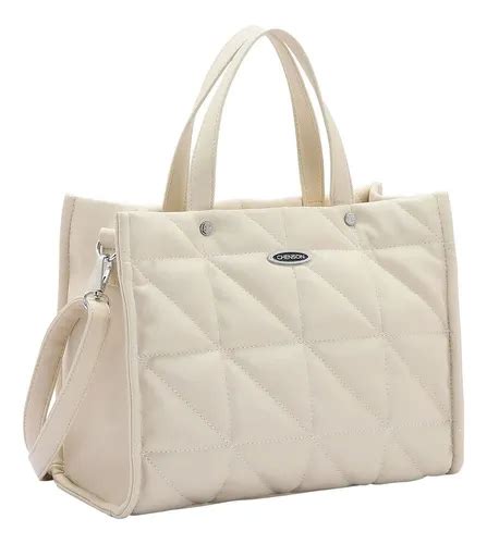 Bolsa Chenson Feminina Fashion Puffer M O Nude Parcelamento Sem Juros