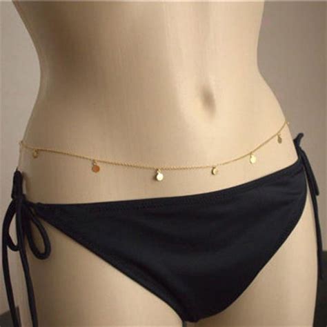 Sexy Women Gold Bead Bikini Waist Belly Chain Link Necklace Chains Body Y0L4 Walmart