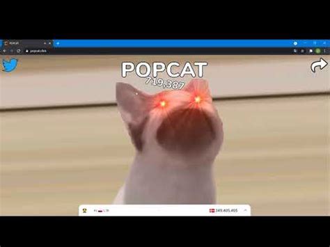 Kan jeg ramme 1 mil!?!!? (popcat clicker) | Pop Cat | Know Your Meme