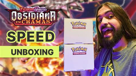 Abrindo Mais Duas Booster Box De Obsidiana Em Chamas Speed Unboxing De