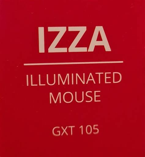 Trust GXT 105 Izza Illuminated Gaming Mouse 800 2400 DPI 6 Responsive