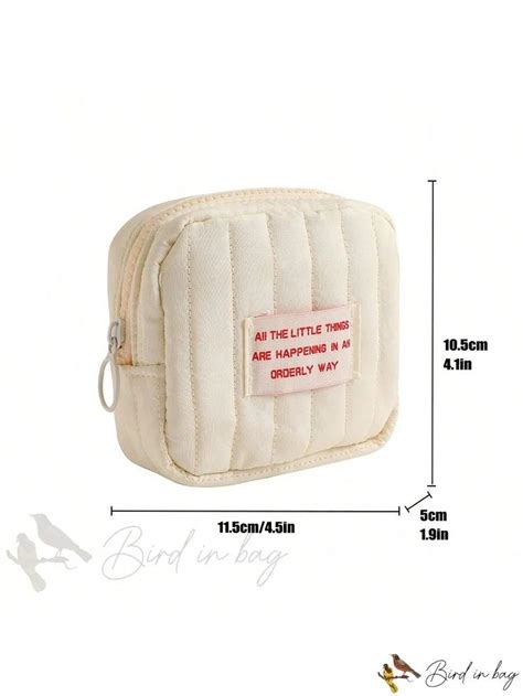 Bird In Bag Portable Mini Cute Casual Hot Pot IPTICK Case Niche Earphone Holder Change Purse