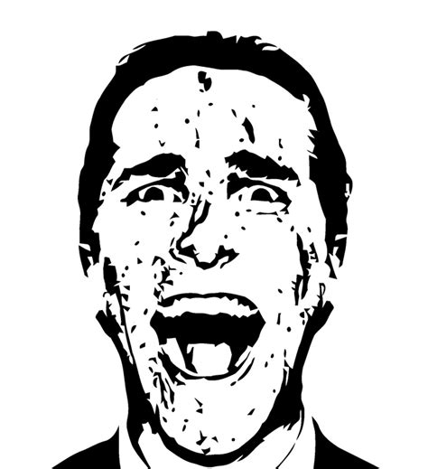 [O] Patrick Bateman - American Psycho, Christian Bale, Bloody Face ...