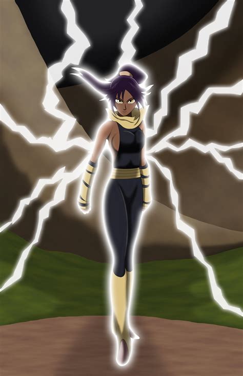 lightning yoruichi  fightermanga  deviantart