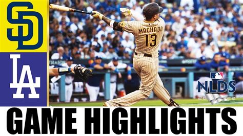 Dodgers Vs Padres NLDS GAME 2 Highlights 10 12 2022 MLB