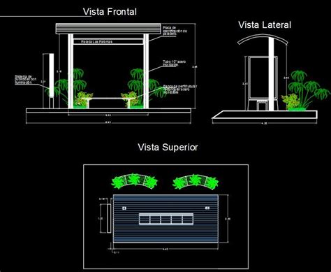 Fermata Dell Autobus In AutoCAD Libreria CAD