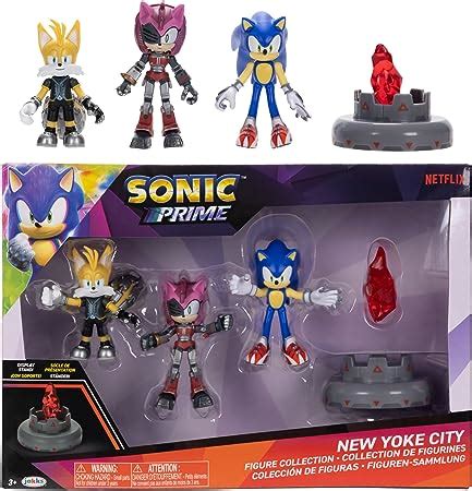 Amazon.com: Sonic Prime 2.5" Figure Multipack with Sonic, Tails Nine ...