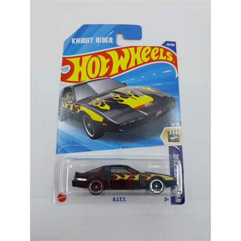 Jual Hot Wheels Kitt Knight Rider Screen Time Movies Hitam Flames Kuning Shopee Indonesia