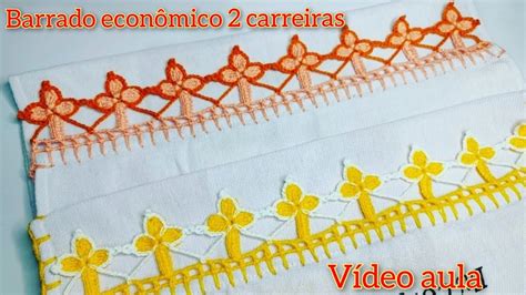 92BARRADO ECONÔMICO APENAS 2 CARREIRAS crochet crocheting