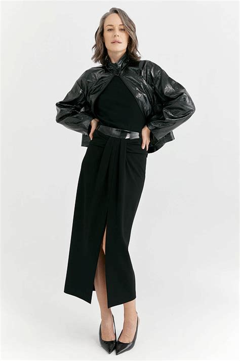 Куртка с высоким воротником и молниями на рукавах, купить по цене 19990 ...