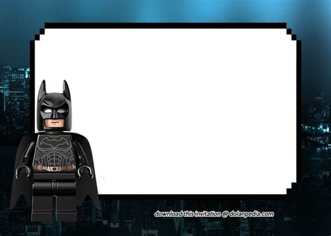 Free Printable Lego Batman Invitation Templates Batman Invitations
