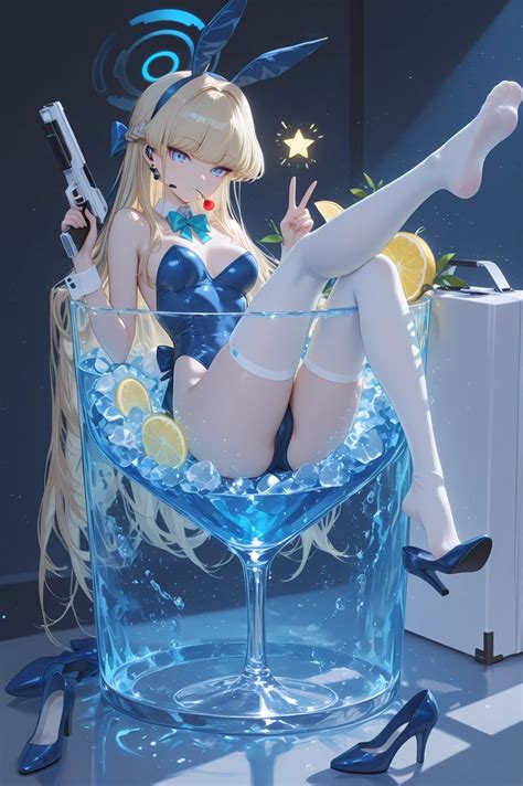 ảnh Toki Blue Archive bikini sexy đẹp lung linh cực hot